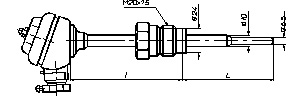 Габаритные размеры ТСП-8040  (ТСП-8040Р) рисунок 1