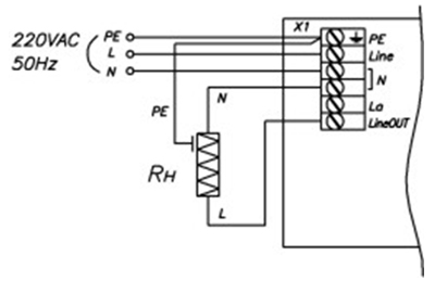 Схемы подключения регулятора VCA-50