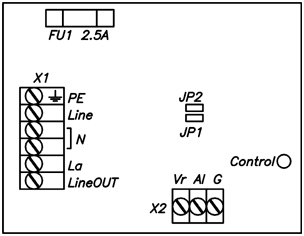 Схема подключения регулятора VCA-500