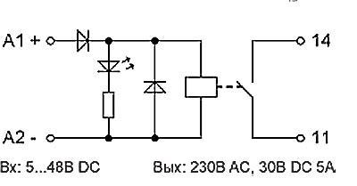 Электрическая схема реле RL-1