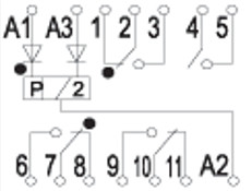 Схема подключения реле ПЭ46А